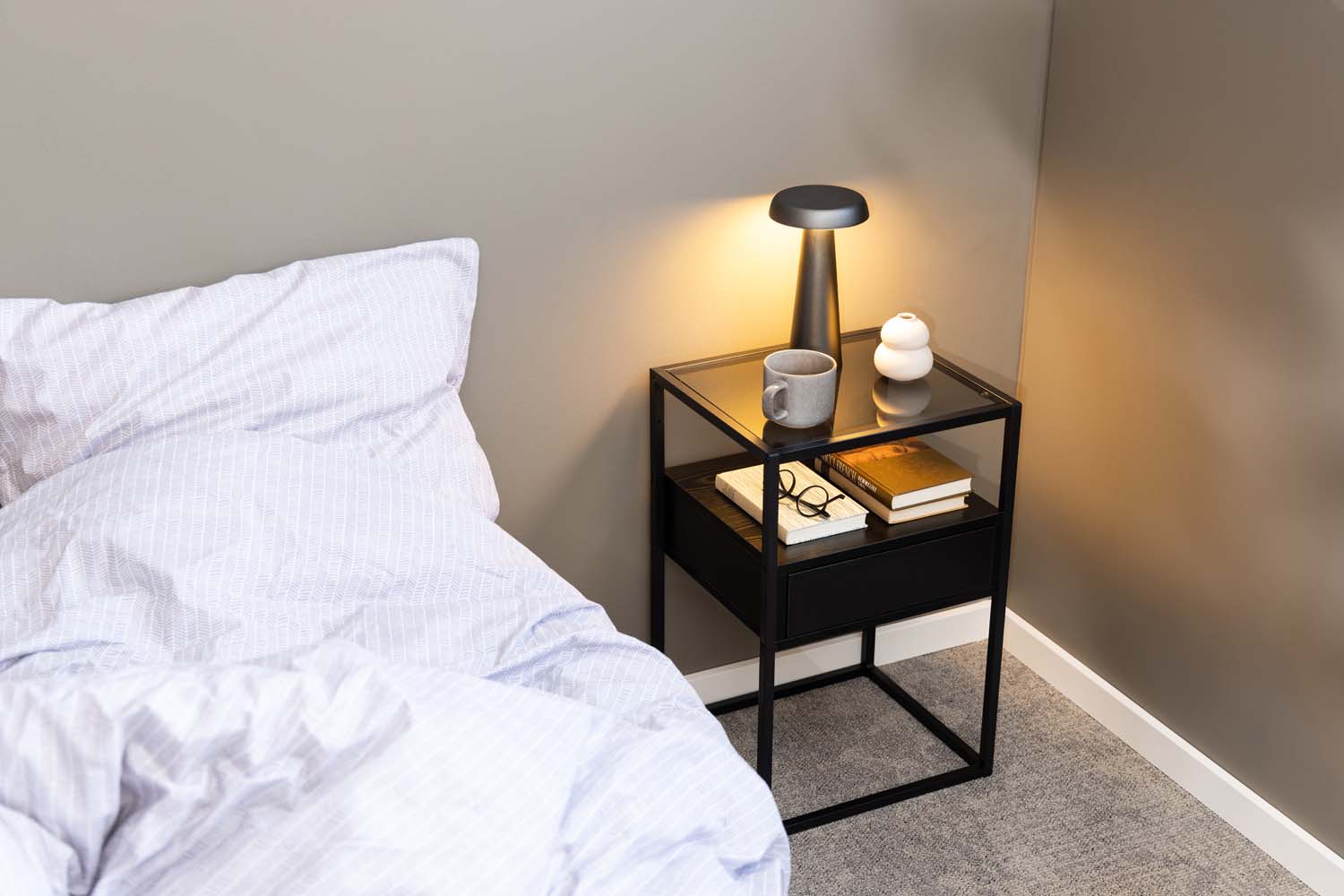 Öökapp RANDOLF 40x35xH60cm, must - Image 6