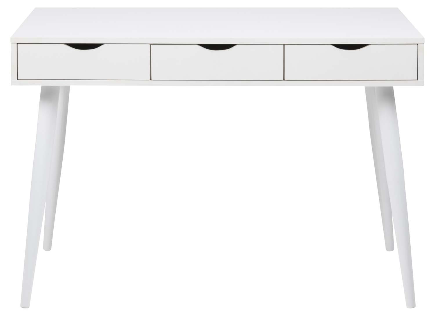 Kirjutuslaud NEPTUN 110x50xH77cm, valge, melamiinplaat, metall - Image 3