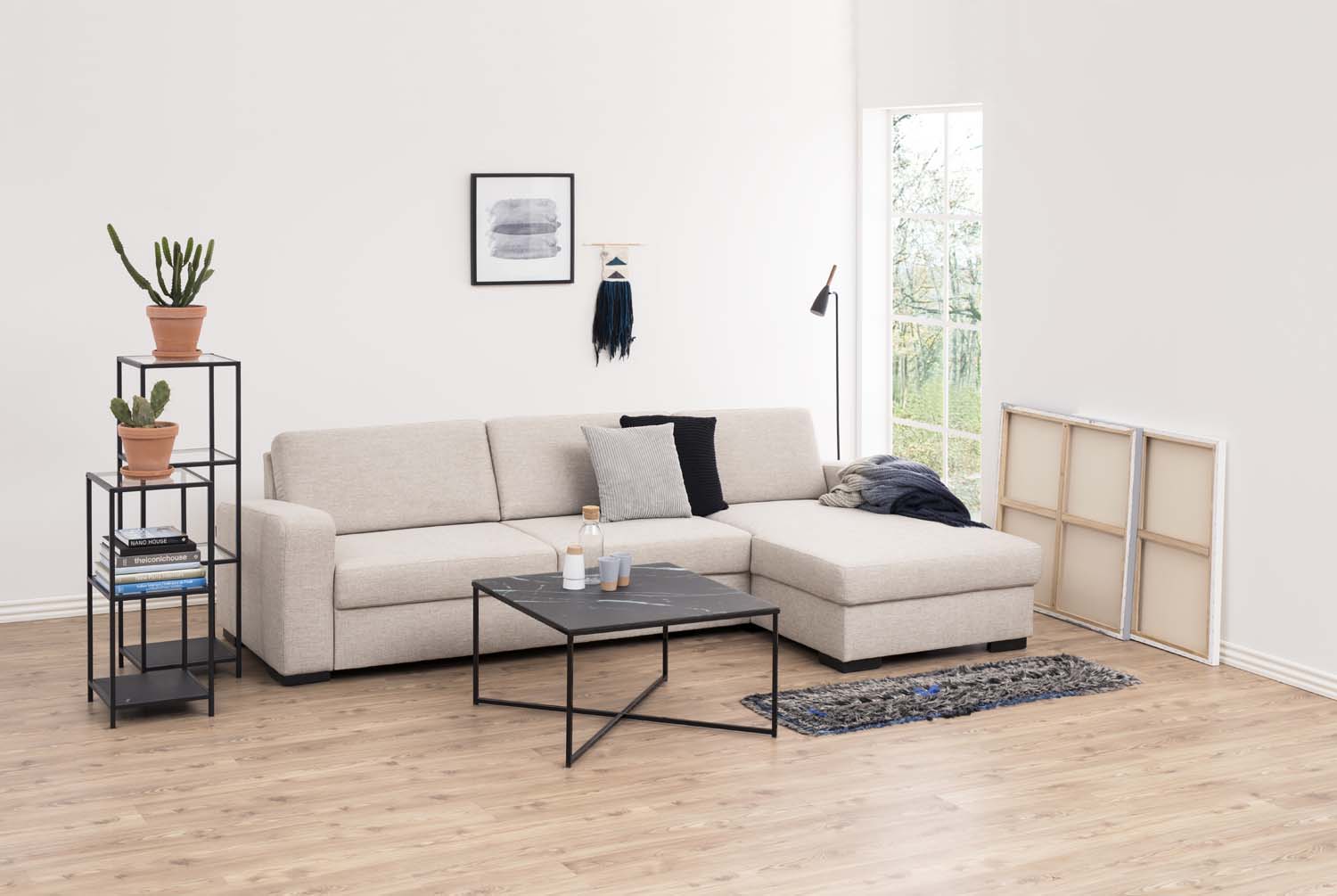 Riiul SEAFORD 35x37xH119,5cm, klaas, metall - Image 8