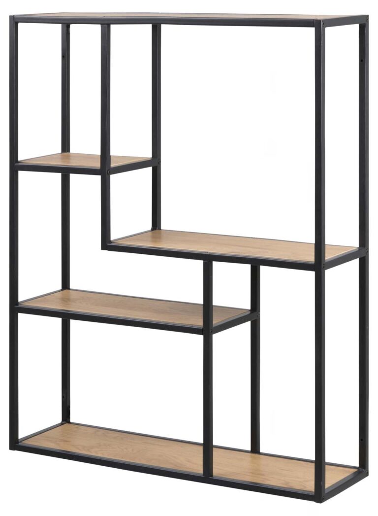 Seinariiul SEAFORD 75x20xH91cm, tamm, mööbliplaat, metall