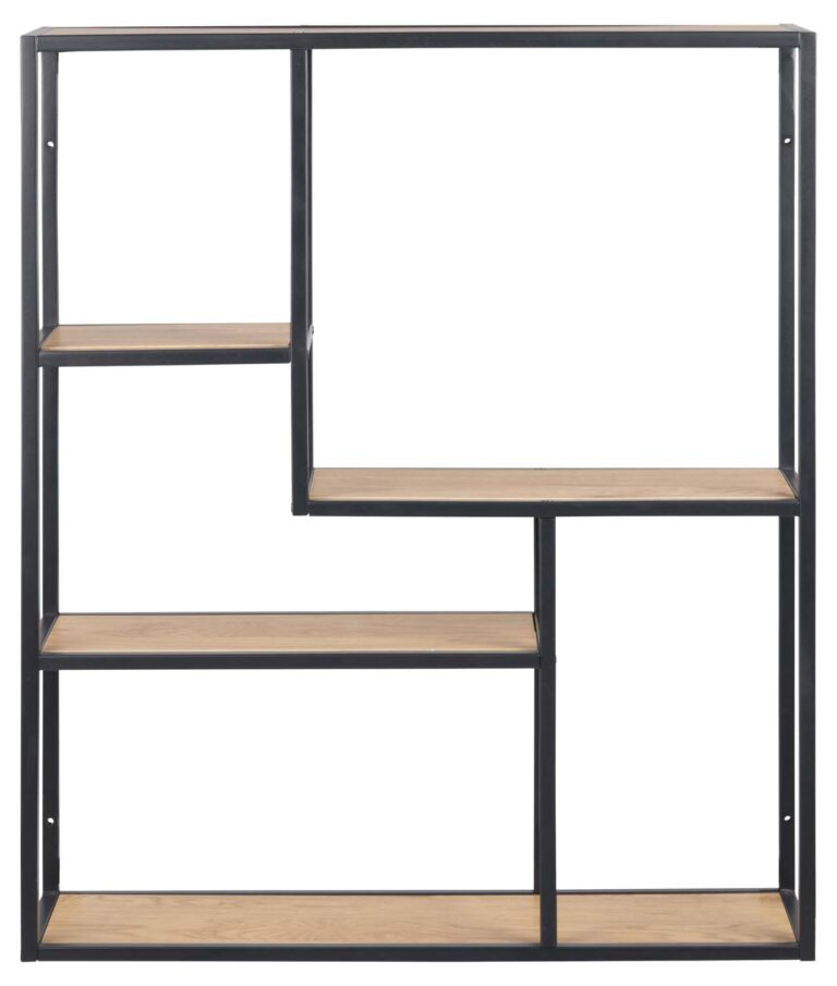 Seinariiul SEAFORD 75x20xH91cm, tamm, mööbliplaat, metall - Image 3