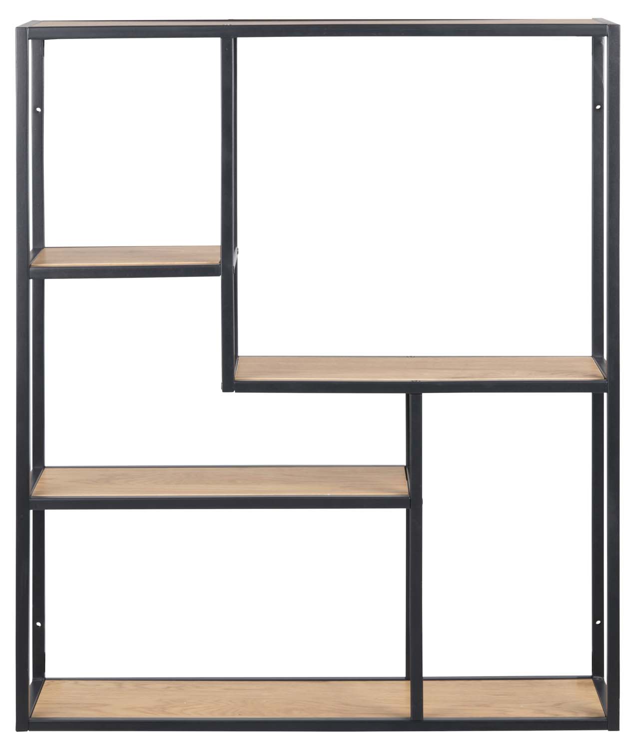 Seinariiul SEAFORD 75x20xH91cm, tamm, mööbliplaat, metall