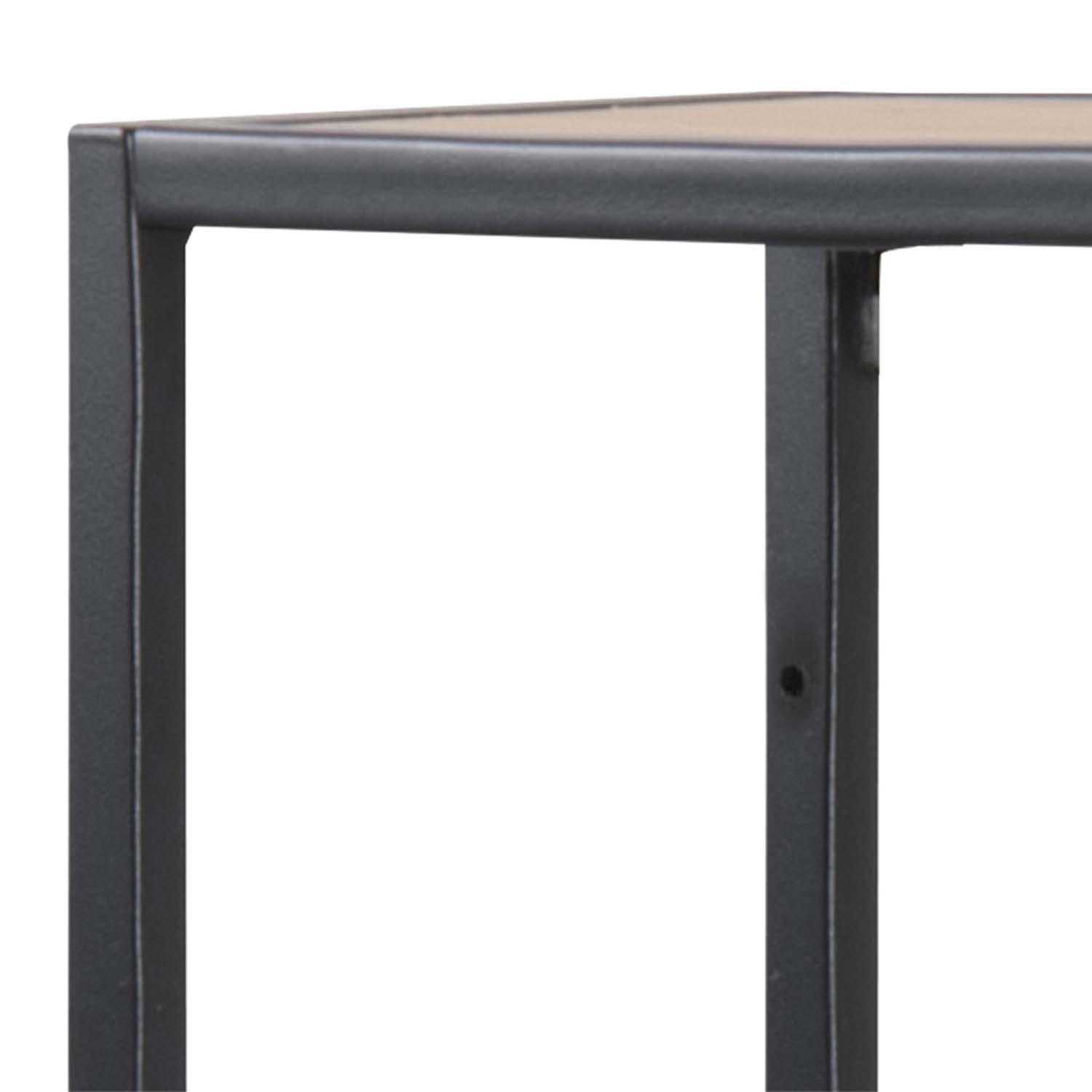 Seinariiul SEAFORD 75x20xH91cm, tamm, mööbliplaat, metall