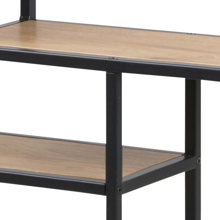 Seinariiul SEAFORD 75x20xH91cm, tamm, mööbliplaat, metall - Image 5