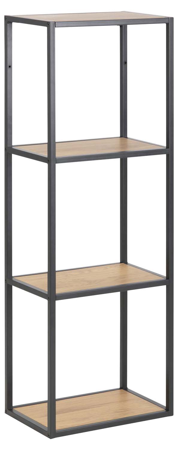 Seinariiul SEAFORD 24x37xH108cm, tamm, mööbliplaat, metall