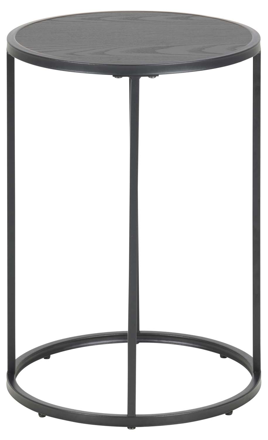 Abilaud SEAFORD D40xH55cm, must saare melamiin, raam: must metall - Image 3