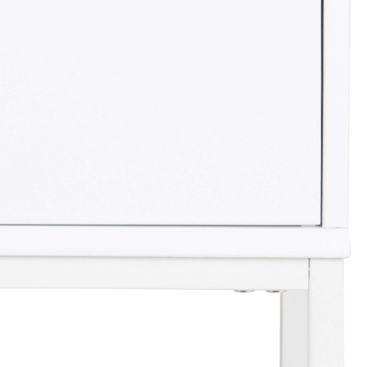 Öökapp MITRA 40x30xH61,5cm, valge/metall, MDF, metall - Image 8