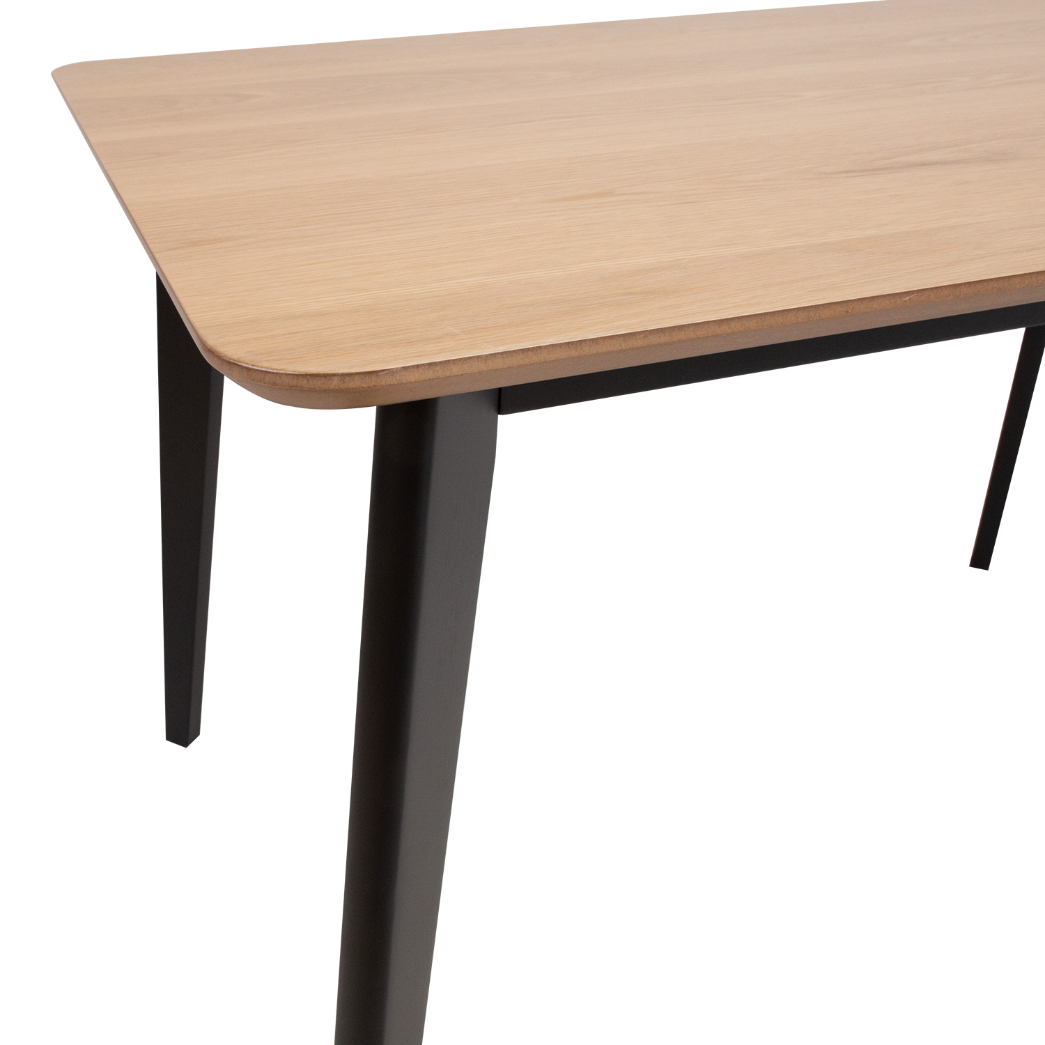 Söögilaud ROXBY 120x80xH76cm, tamm/must - Image 7
