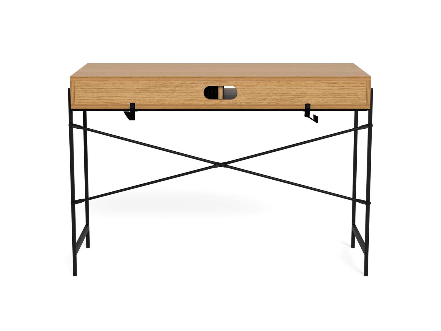 Kirjutuslaud ANGUS 110x50xH75cm, tamm, melamiin, metall - Image 6