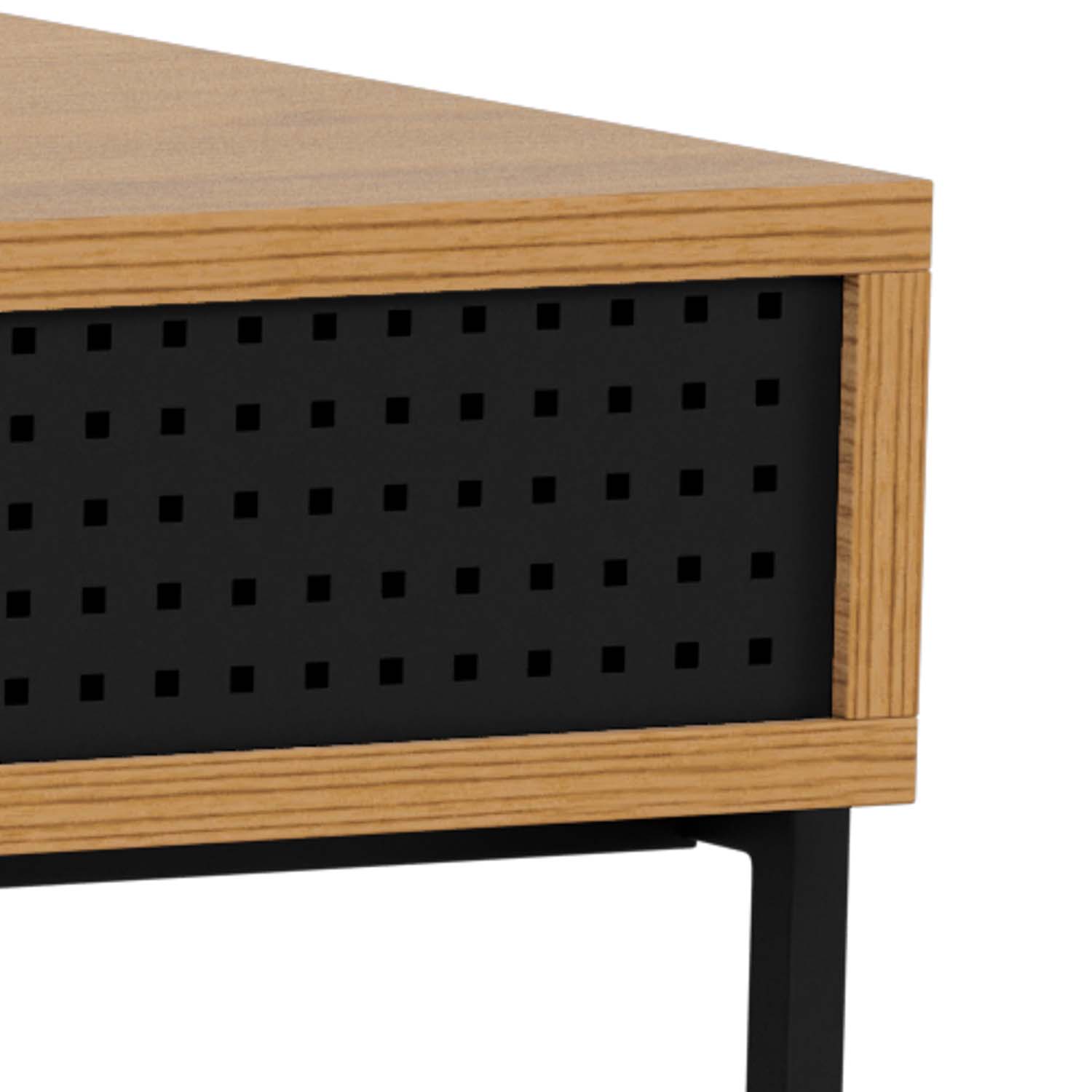 Kirjutuslaud ANGUS 110x50xH75cm, tamm, melamiin, metall - Image 7