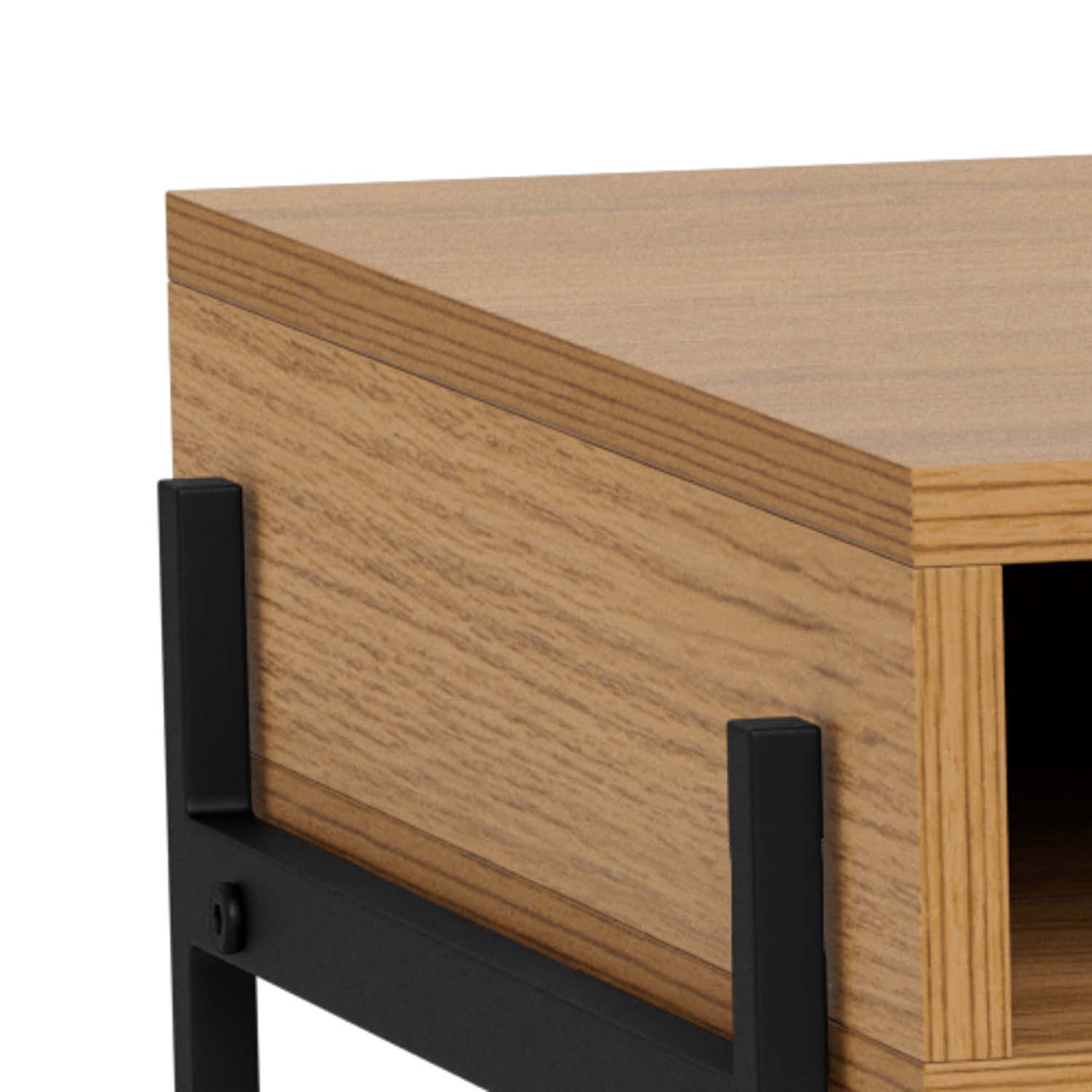 Kirjutuslaud ANGUS 110x50xH75cm, tamm, melamiin, metall - Image 8