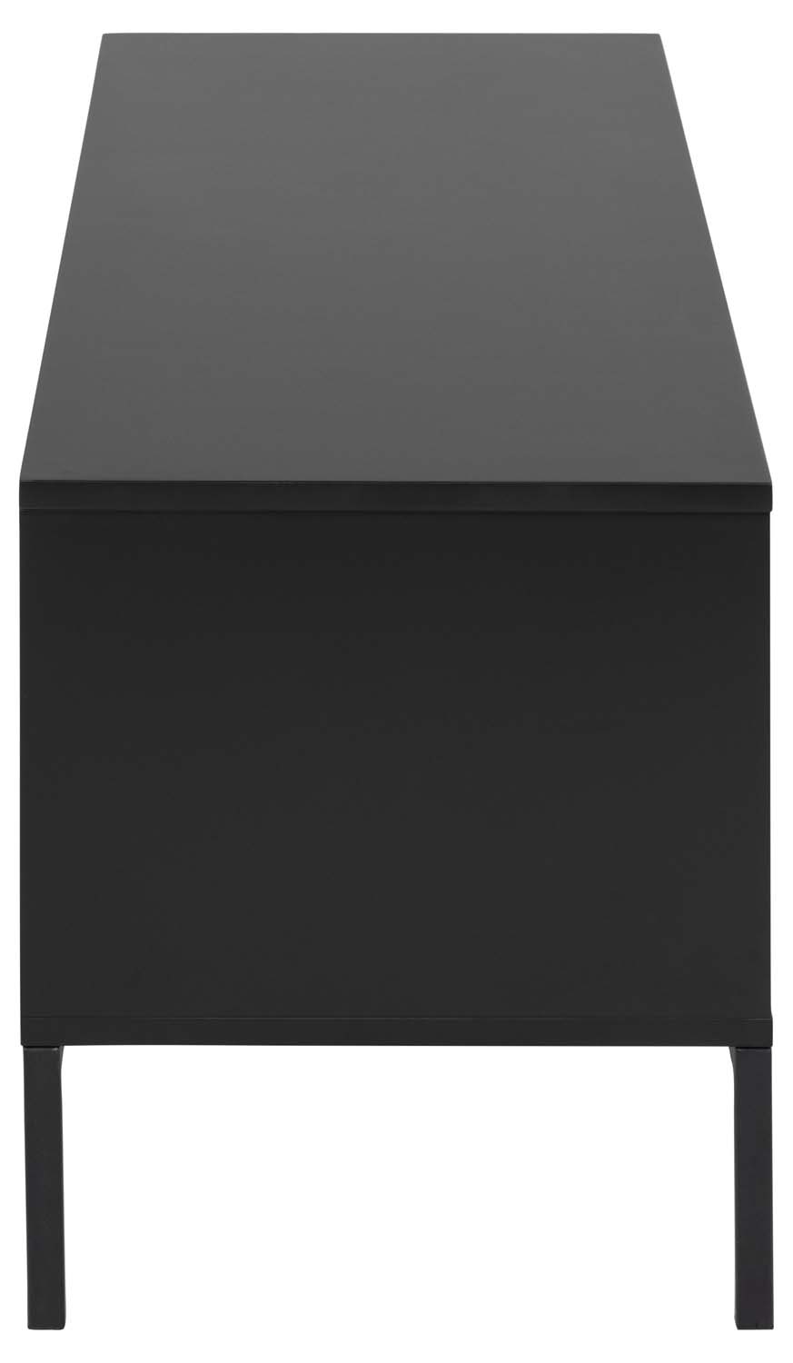TV-laud SEAFORD, 140x40xH45cm, 1 sahtliga, must - Image 3