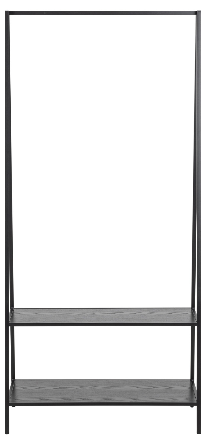 Esikunagi SEAFORD 77x37xH165cm, must - Image 2