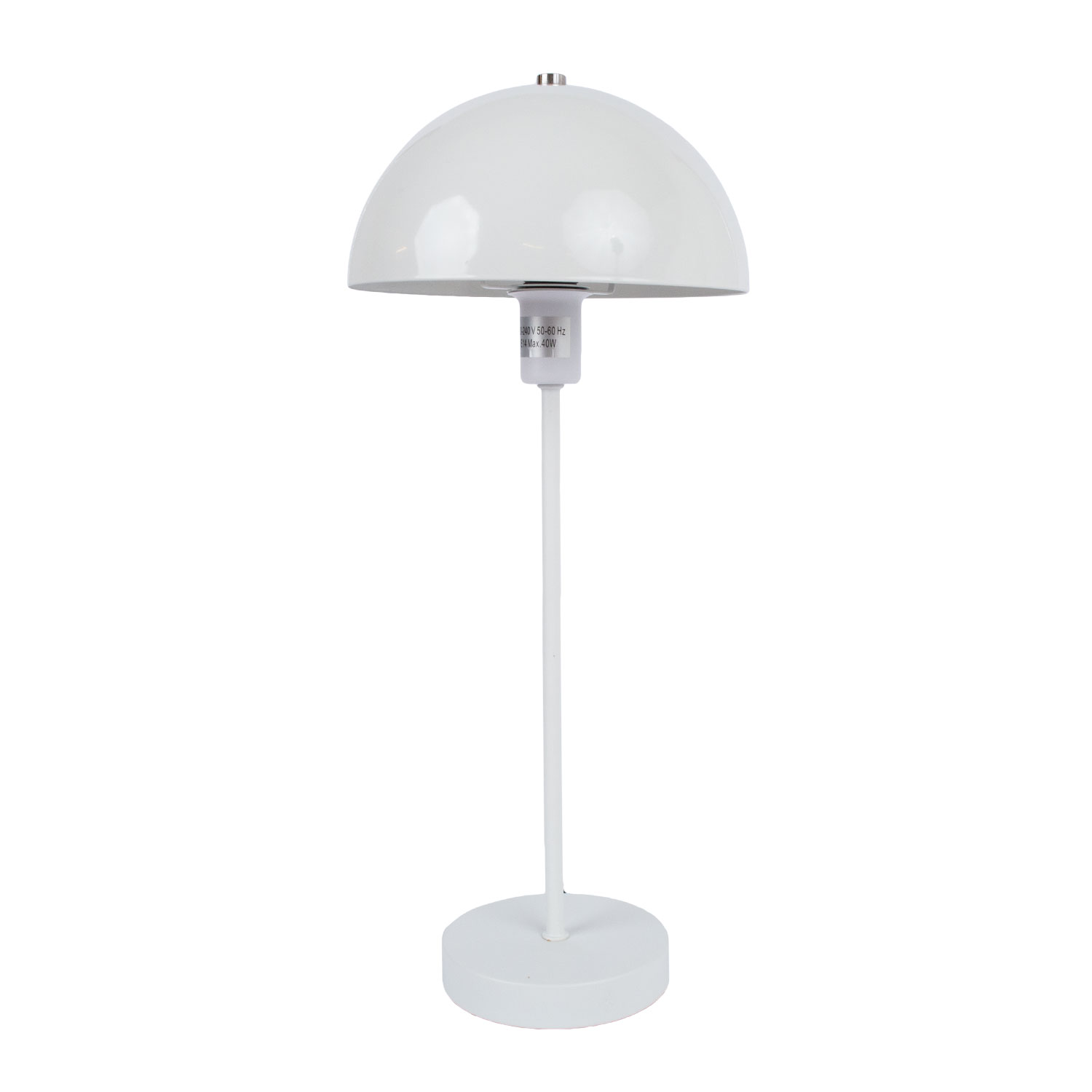 Laualamp PORTOBELLO H49cm, valge metall