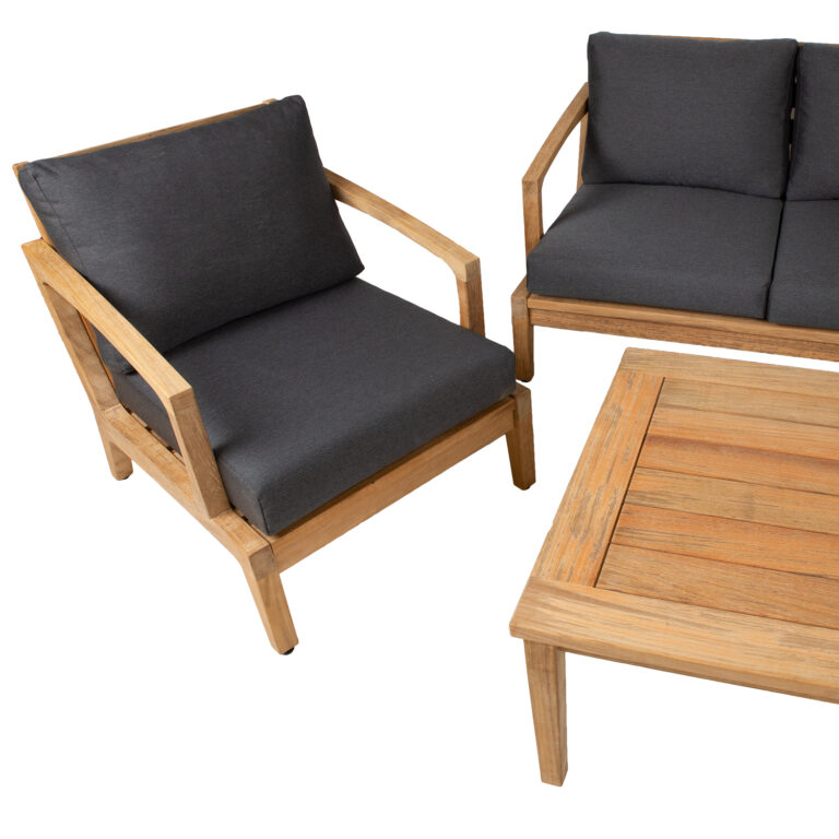 Aiamööblikomplekt MALDIVE laud, diivan, 2 tooli ja tumba - Image 5