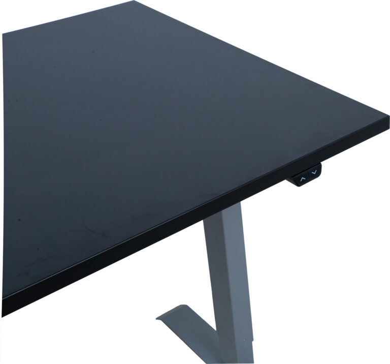 Töölaud ERGO 1-mootoriga 140x80xH71-121cm, must/hõbehall - Image 5