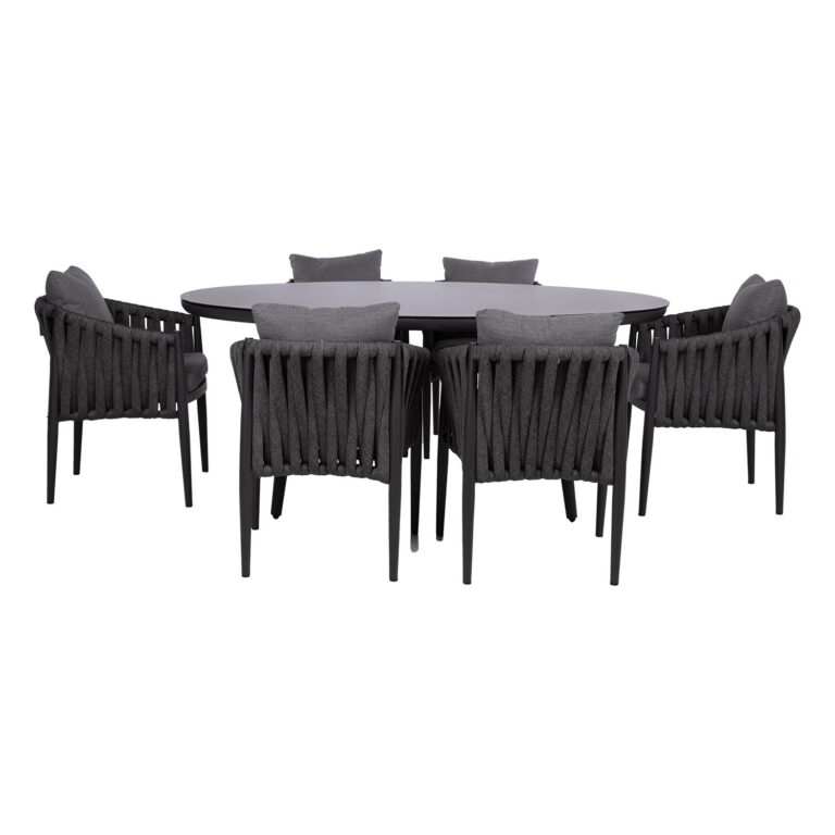 Aiamööblikomplekt BRISTOL laud ja 6 tooli - Image 2