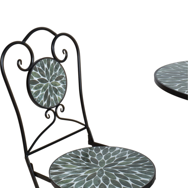 Rõdukomplekt MIRT laud ja 2 tooli, roheline - Image 3