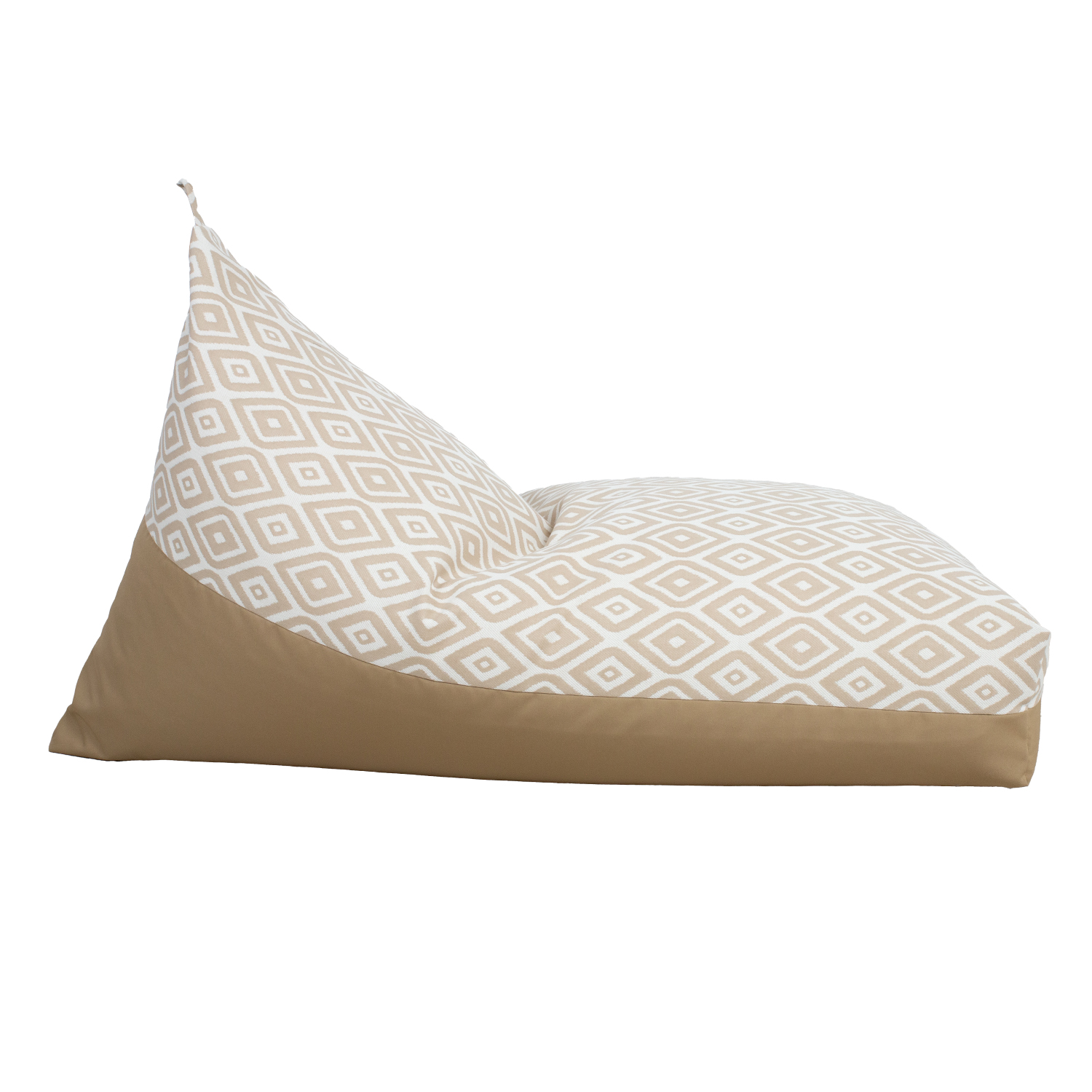 Kott tool ROMB 130x80x20/70cm, beežid rombid/beež, 100% polüester, kangas 350/825