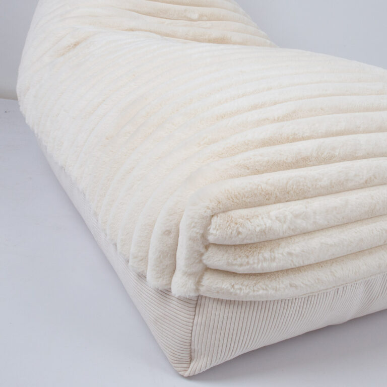 Kott-tool FJORD 130x80x20/70cm, valge - Image 2