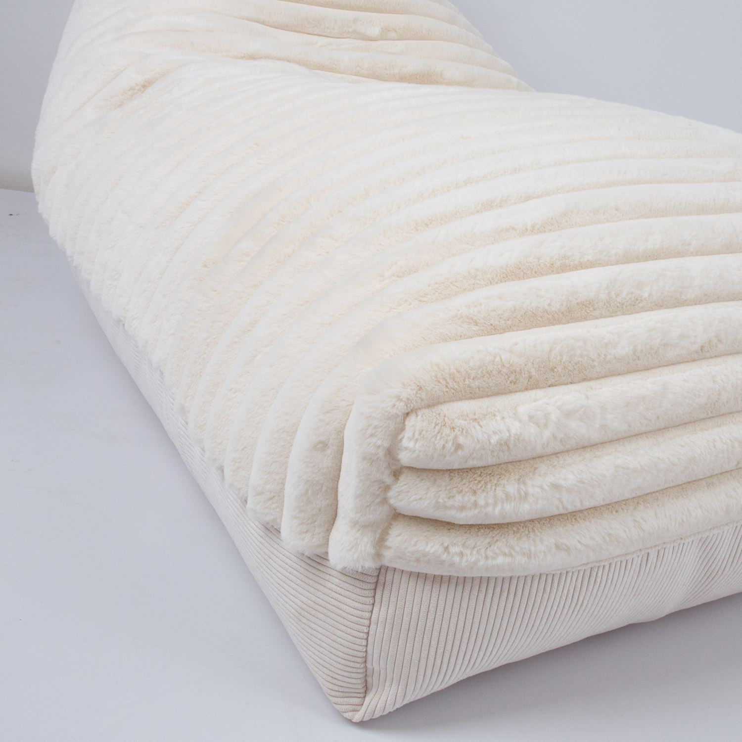 Kott-tool FJORD 130x80x20/70cm, valge