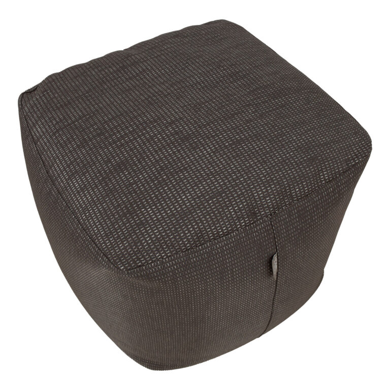 Tumba MITSU-MITSU, 55x55cm, h45cm, tumepruun ja hõbe, 50%puuvill, 50% polüester, kangas-304 - Image 2