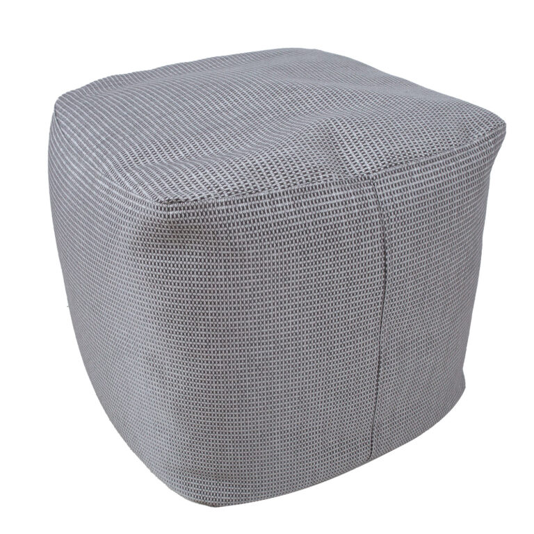 Tumba MITSU-MITSU, 55x55cm, h45cm, hall ja hõbe, 50%puuvill, 50% polüester, kangas-305 - Image 2