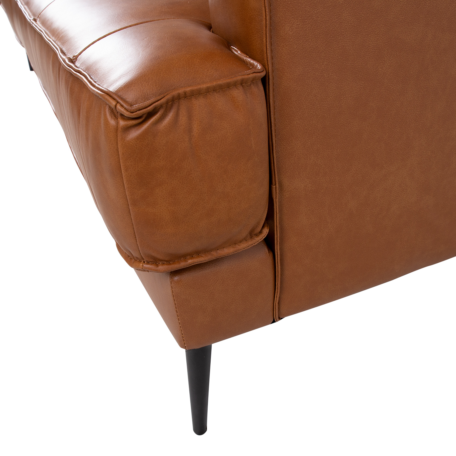 Diivan LEO 194x86xH85cm, helepruun