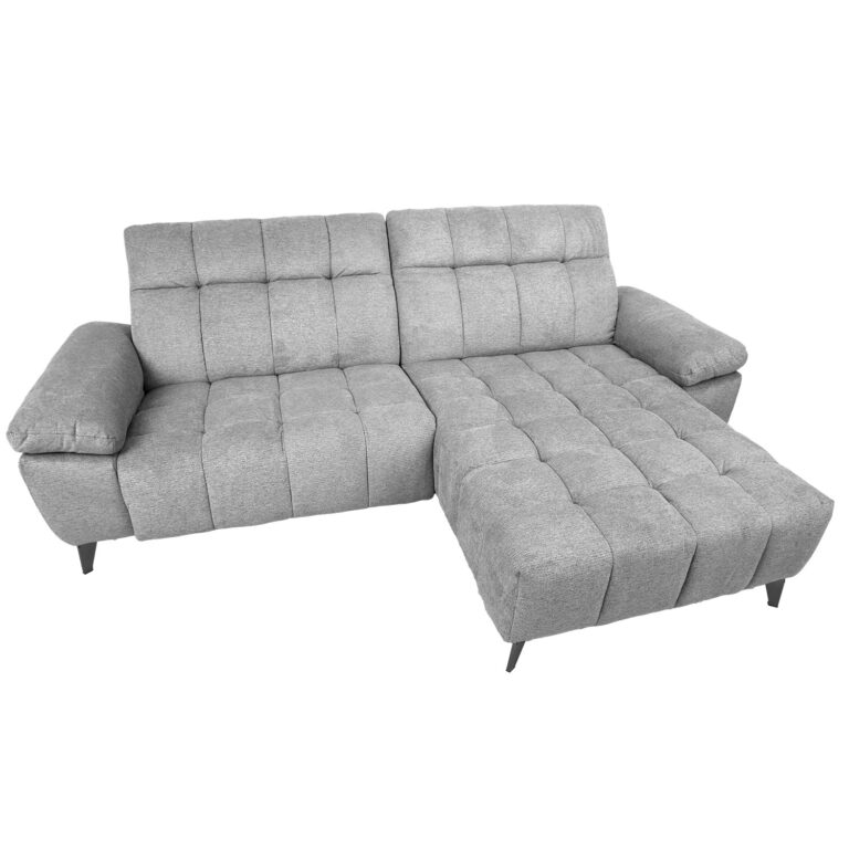 Nurgadiivan LUZERN PN elektriline recliner 264x87/160xH85cm, helehall - Image 4