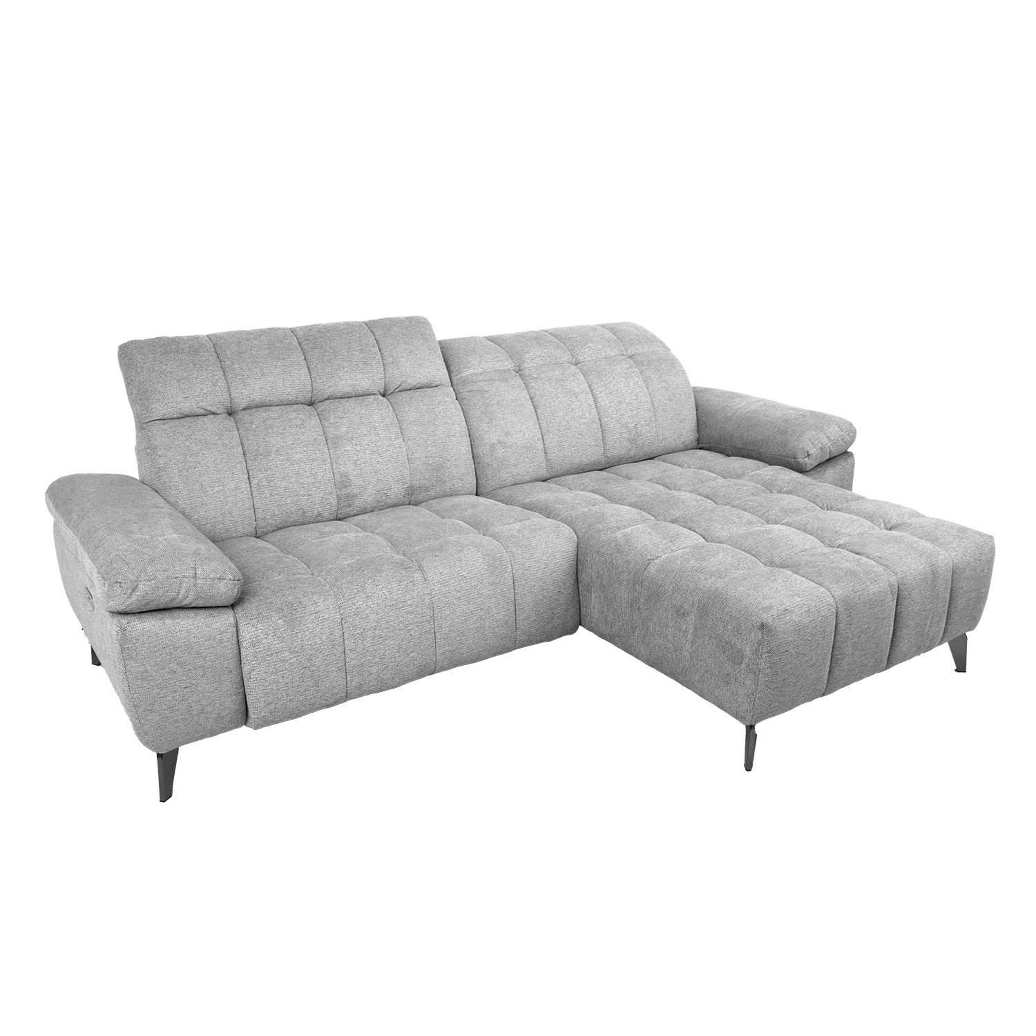 Nurgadiivan LUZERN PN elektriline recliner 264x87/160xH85cm, helehall