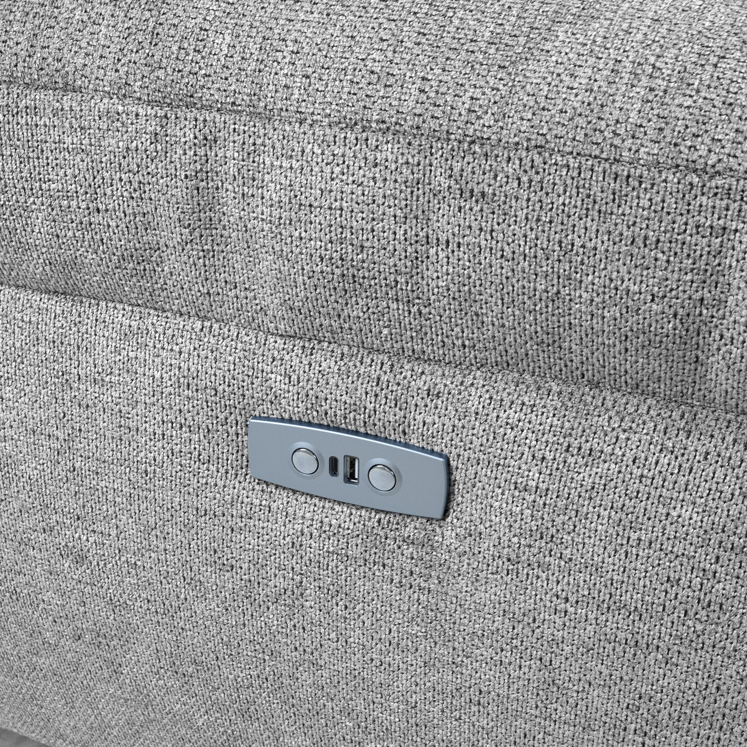 Nurgadiivan LUZERN PN elektriline recliner 264x87/160xH85cm, helehall