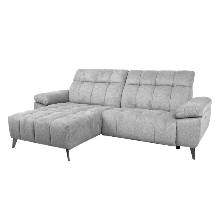 Nurgadiivan LUZERN VN elektriline recliner 264x160/87xH85cm, helehall - Image 9