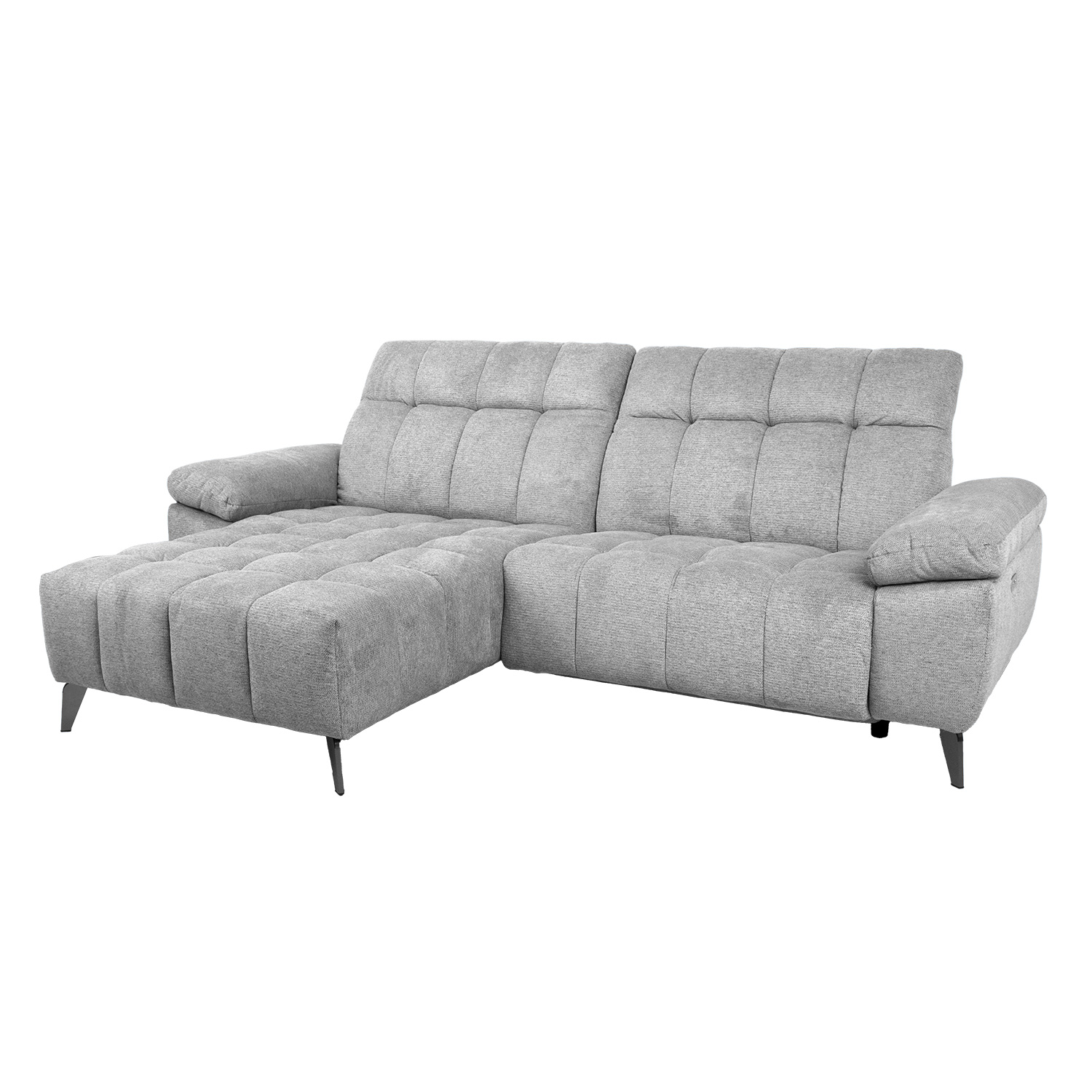 Nurgadiivan LUZERN VN elektriline recliner 264x160/87xH85cm, helehall