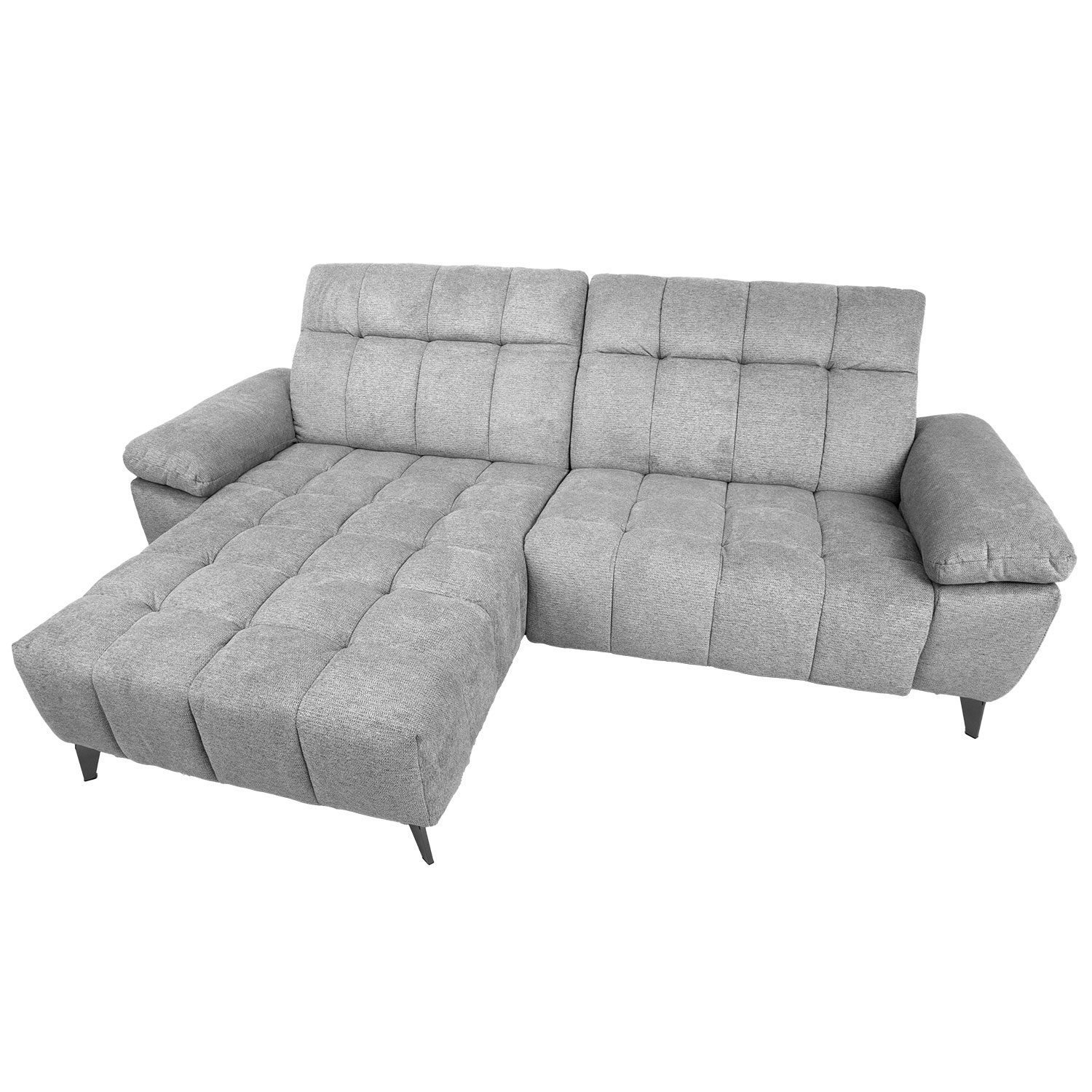 Nurgadiivan LUZERN VN elektriline recliner 264x160/87xH85cm, helehall
