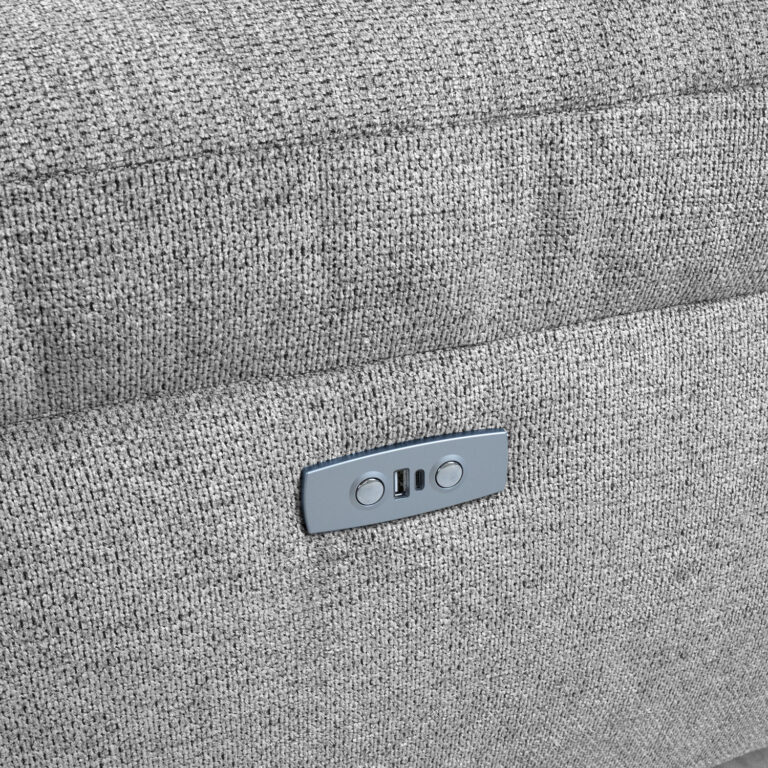 Nurgadiivan LUZERN VN elektriline recliner 264x160/87xH85cm, helehall - Image 7