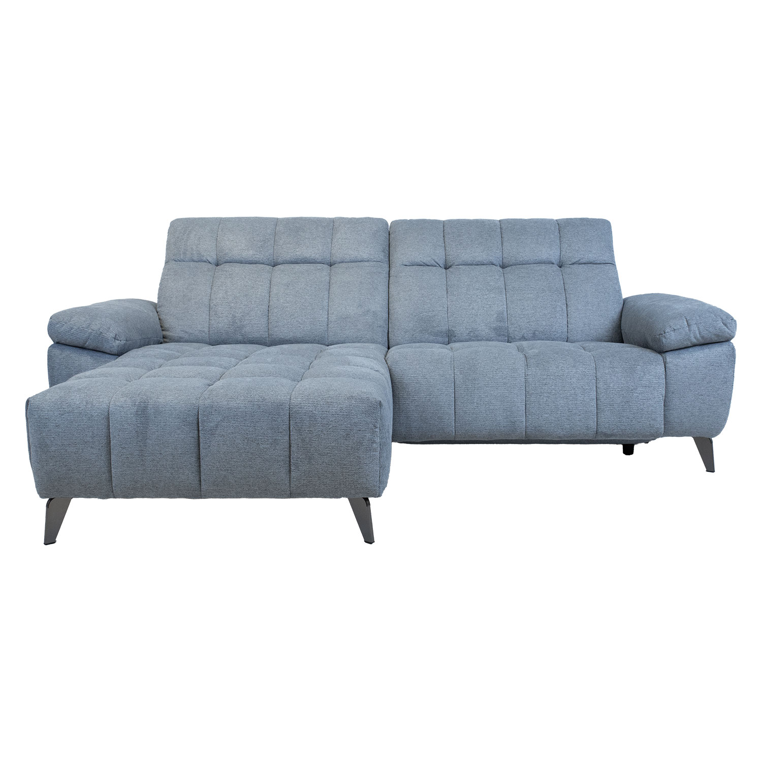 Nurgadiivan LUZERN VN elektriline recliner 264x160/87xH85cm, sinakashall