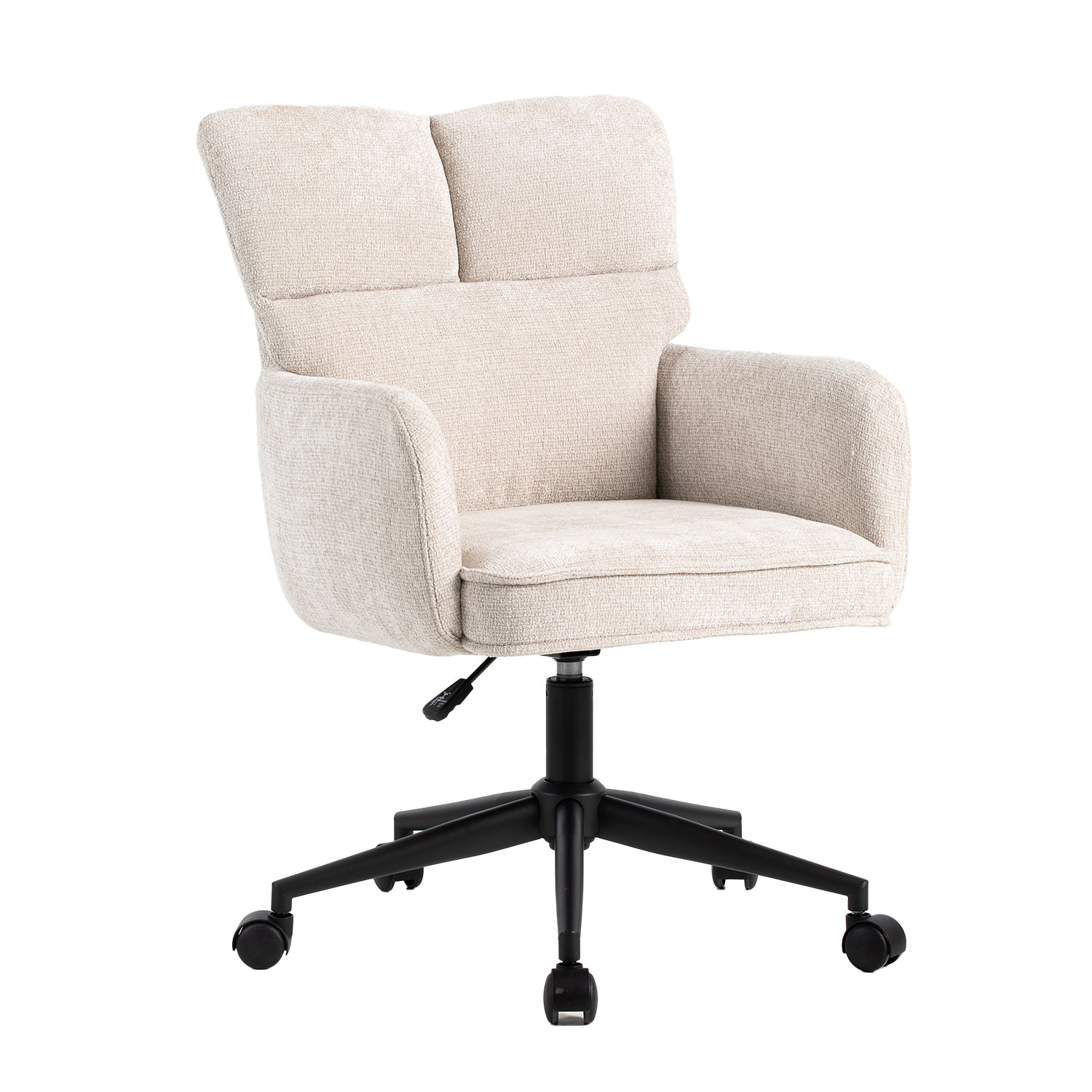 Töötool LORENA 59x62xH86-93cm, valge