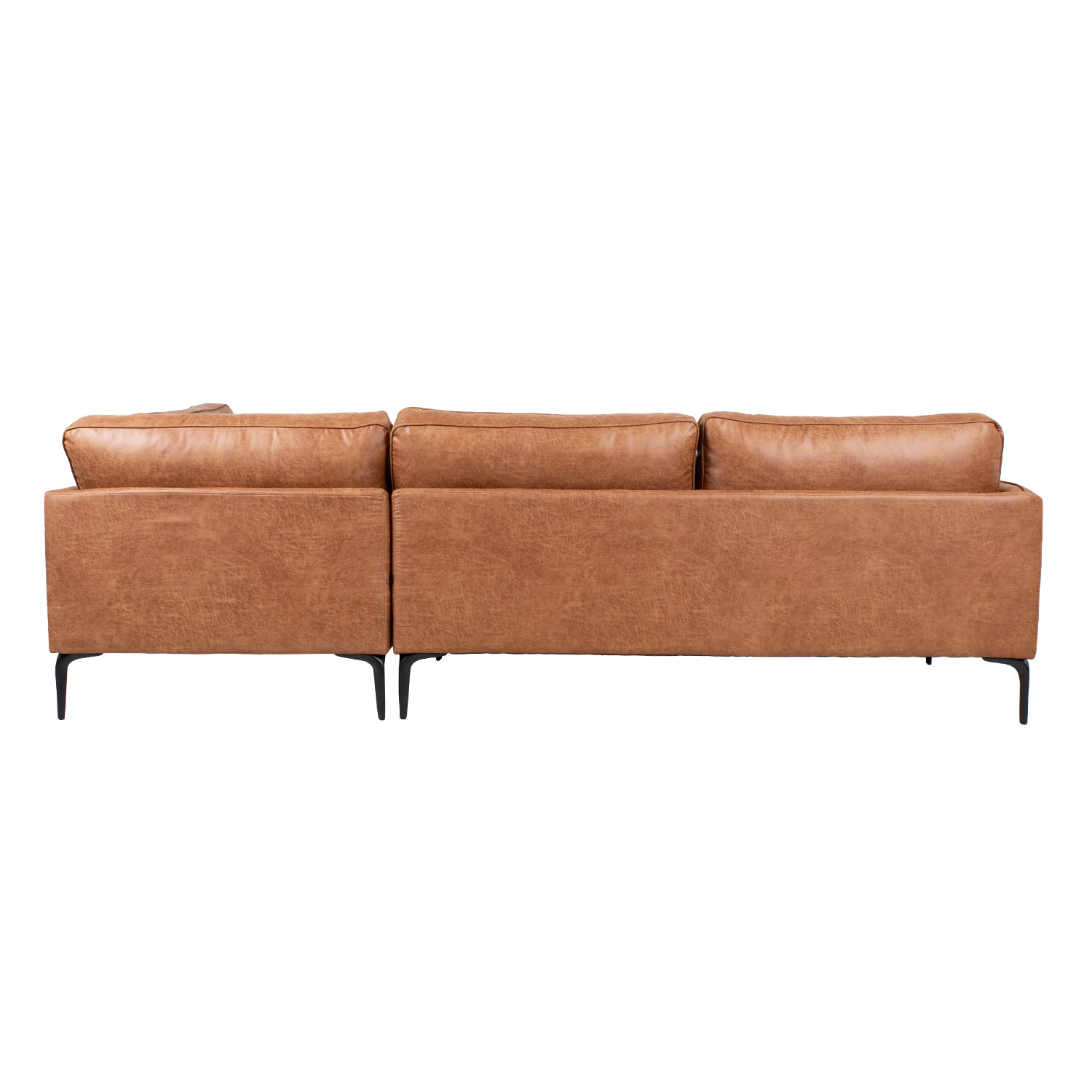 Nurgadiivan SOFIA PN 257x83/168xH82cm, pruun