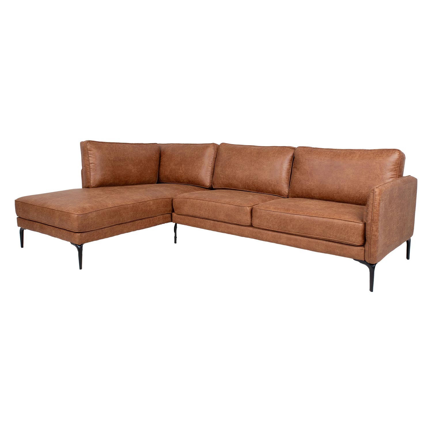 Nurgadiivan SOFIA VN 257x168/83xH82cm, pruun