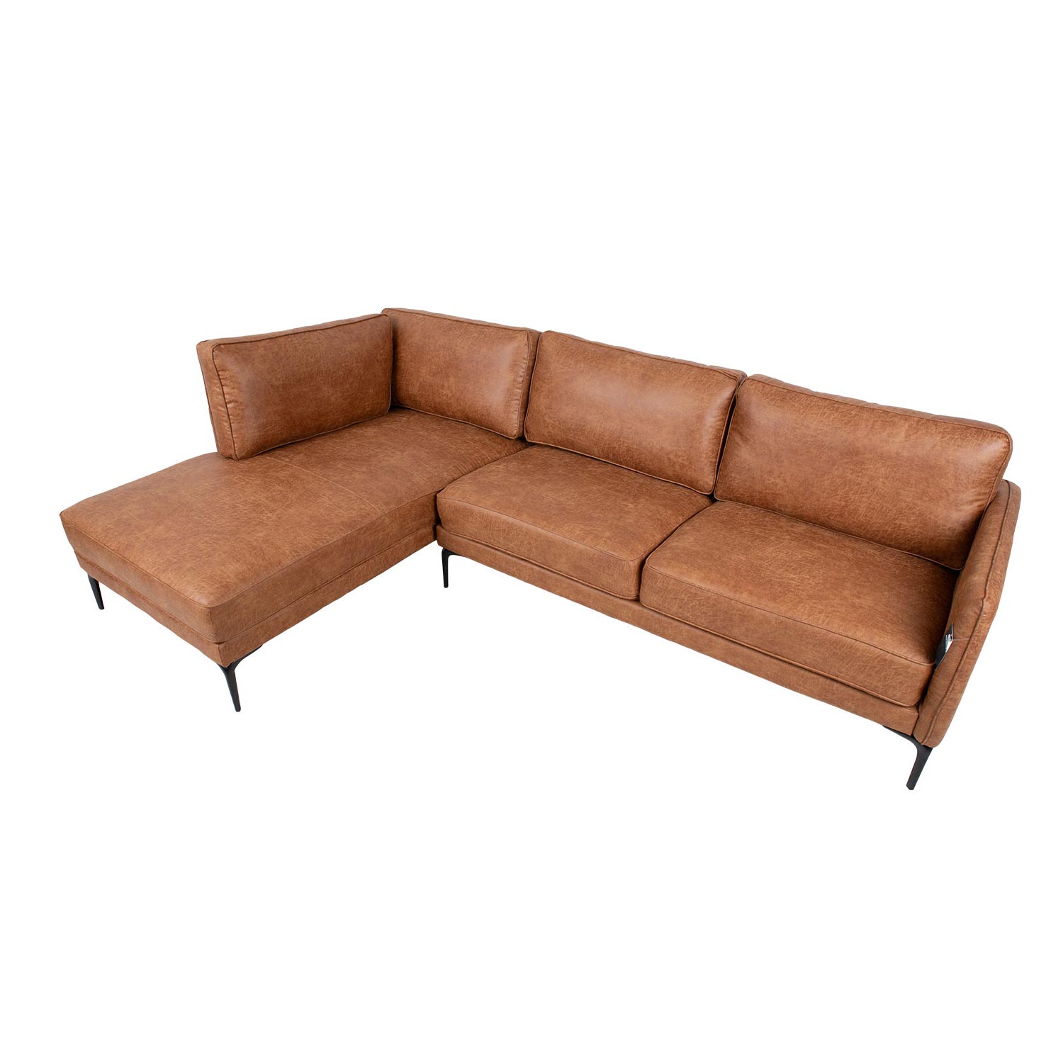 Nurgadiivan SOFIA VN 257x168/83xH82cm, pruun