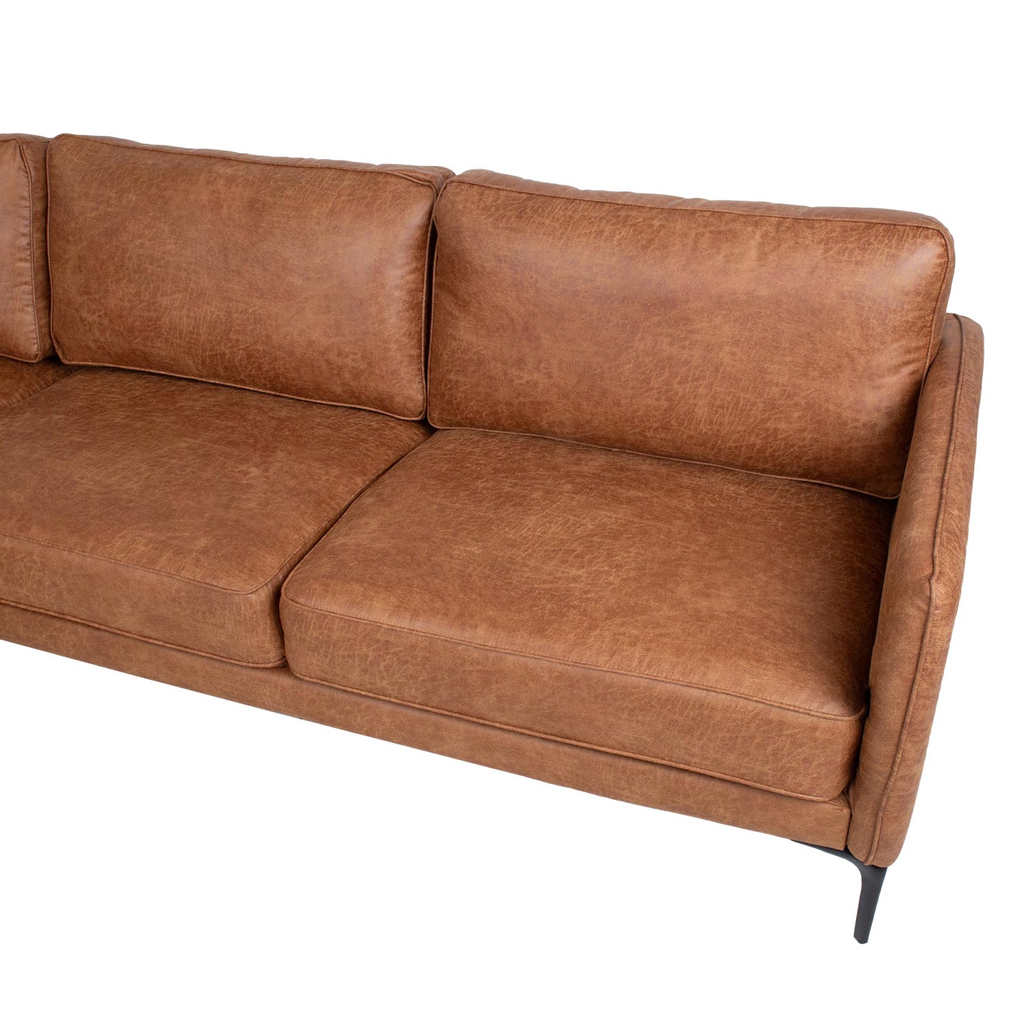 Nurgadiivan SOFIA VN 257x168/83xH82cm, pruun