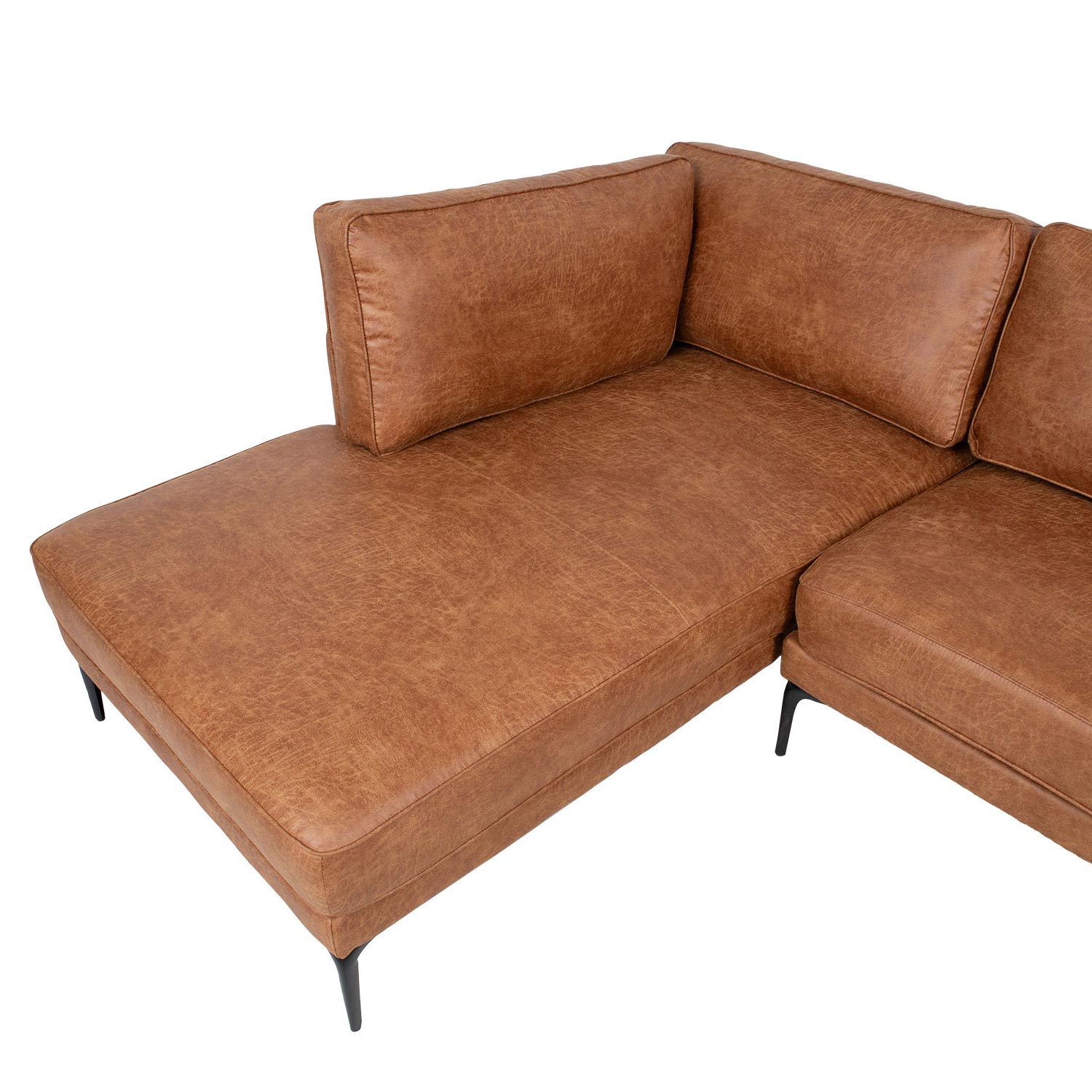 Nurgadiivan SOFIA VN 257x168/83xH82cm, pruun