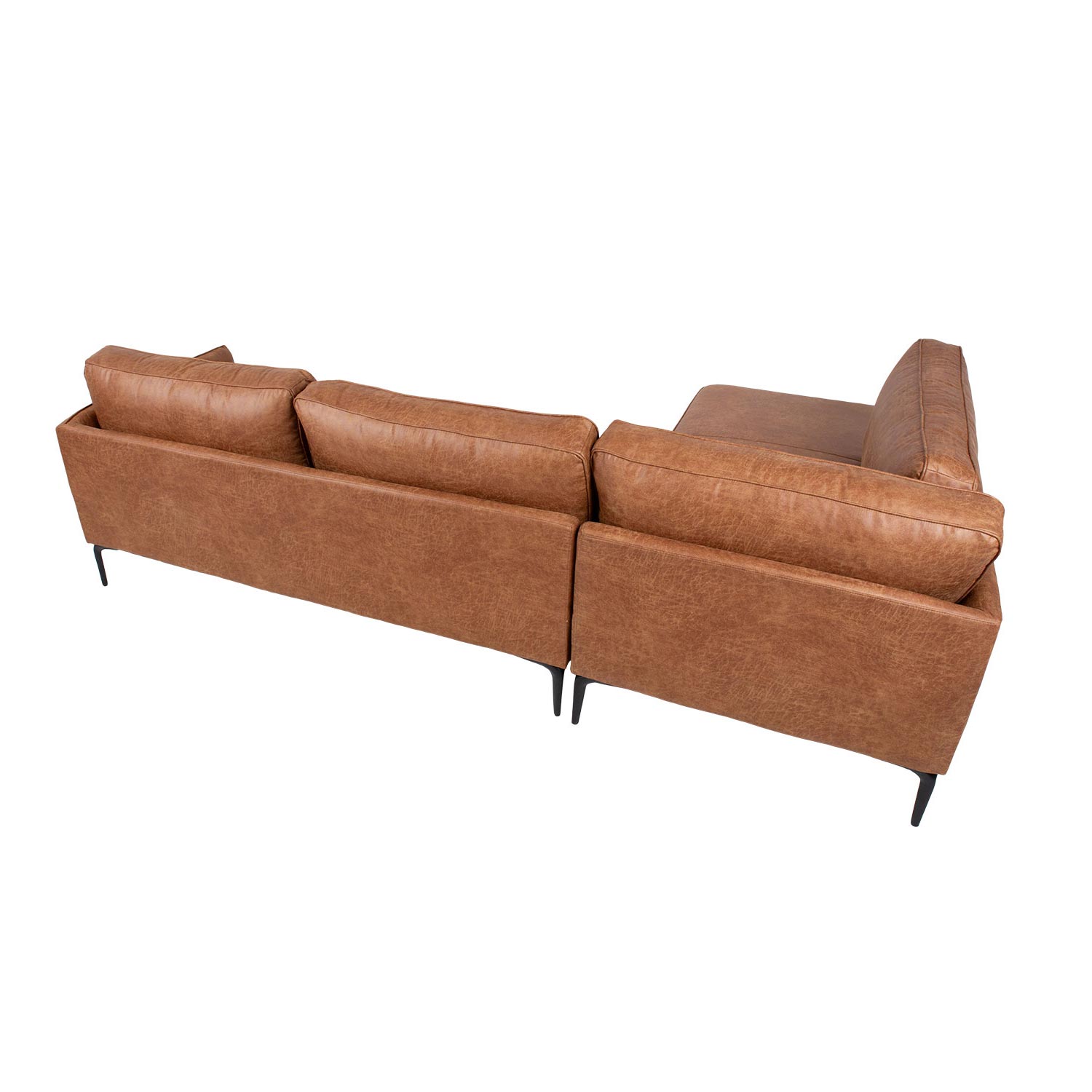 Nurgadiivan SOFIA VN 257x168/83xH82cm, pruun