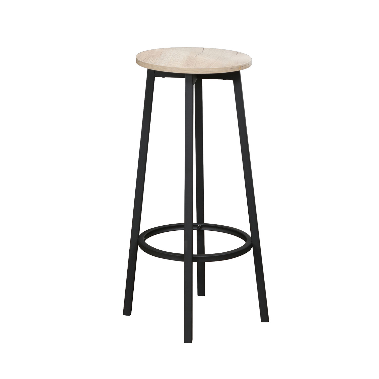 Baarikomplekt HEDVIG laud ja 2 baaripukki, saar/must - Image 3