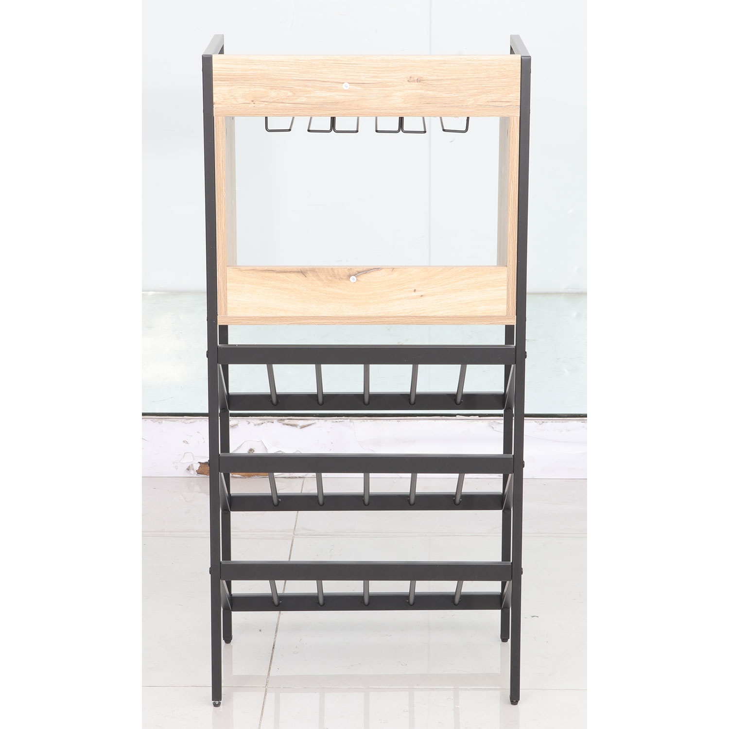 Veiniriiul HANNES 51x30xH108cm, rustik melamiin - Image 3