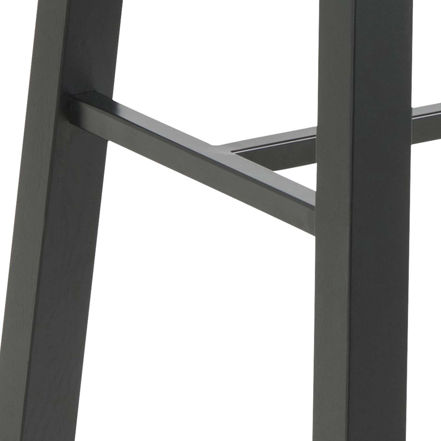 Baarilaud CHARA 117x58xH105cm, tamm/must, tammespooniga mööbliplaat, metall