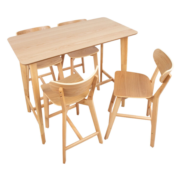Baarilauakomplekt ROXBY 4-tooliga, 120x60xH105cm - Image 3