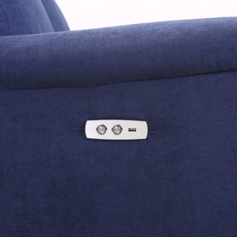 Tugitool MILO elektriline recliner 97x96xH103cm, sinine - Image 6