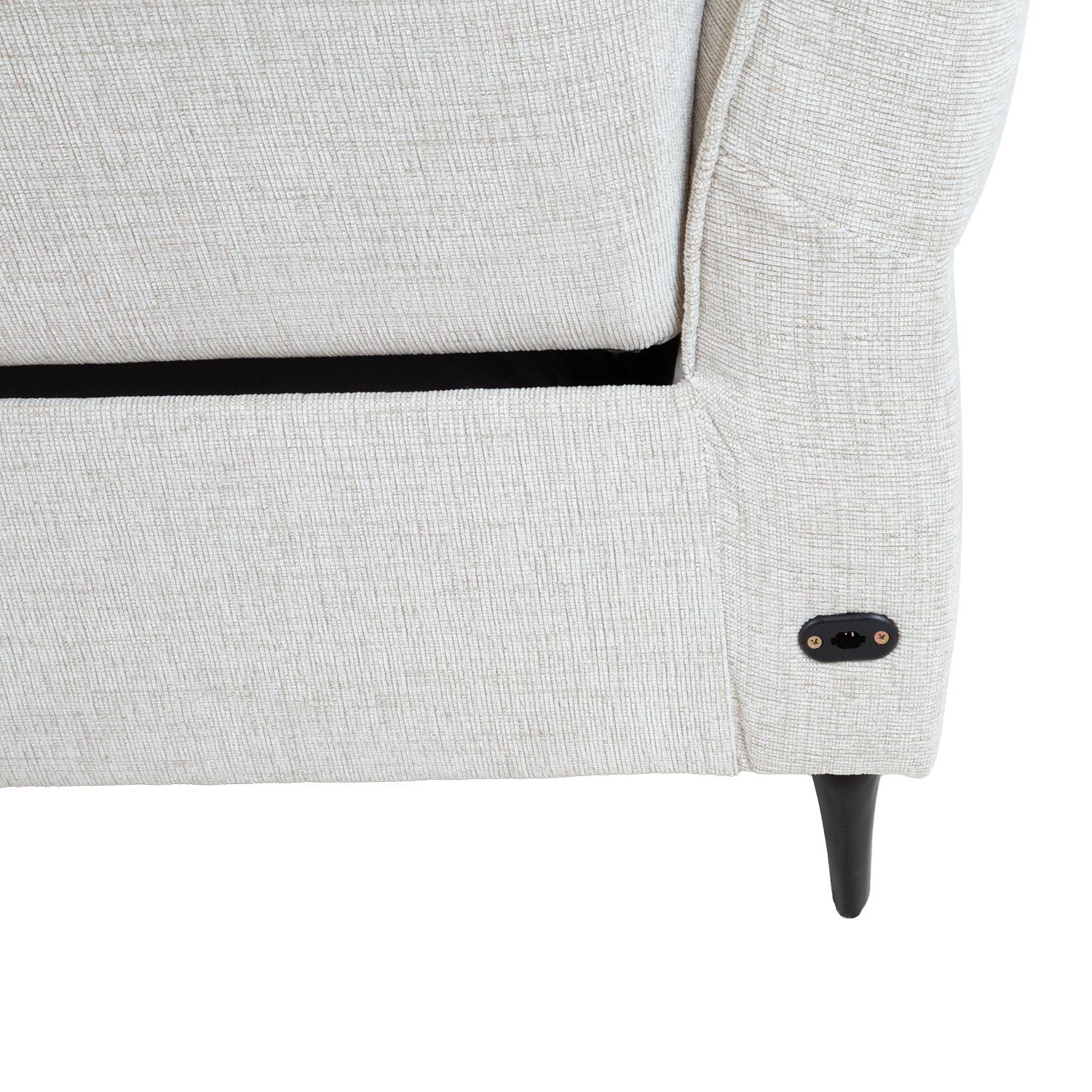 Diivan MIAMI 3-kohaline elektriline recliner 199x92xH99cm, helebeež