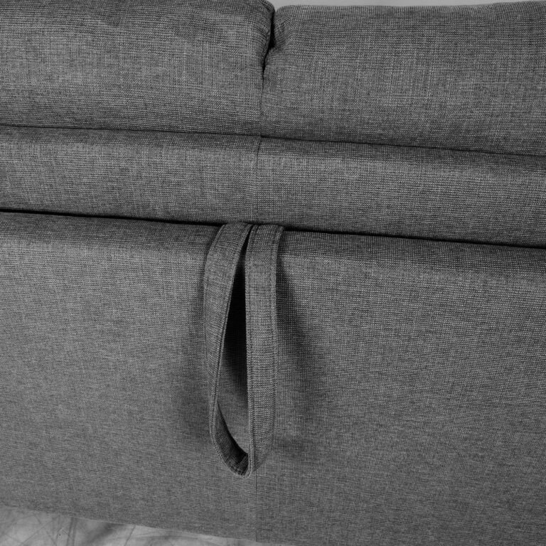 Diivanvoodi PROVO 2-kohaline 188x95xH94cm, tumehall - Image 9